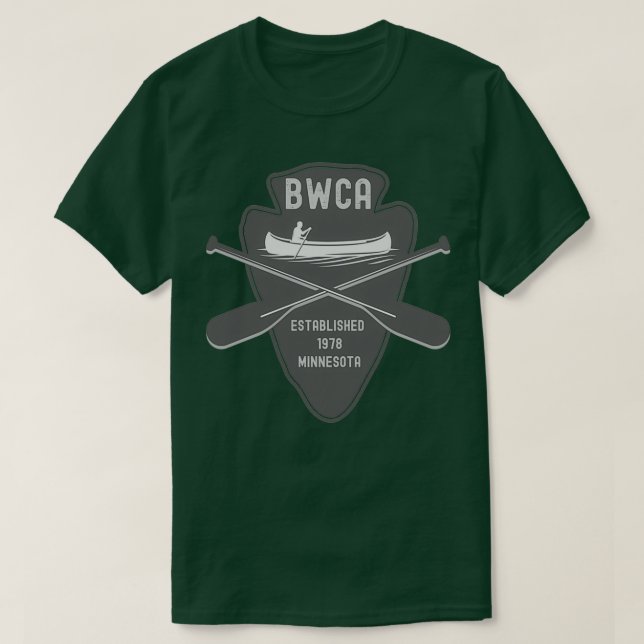 Camiseta BWCA Boundary Waters Canoe Area  (2)  (Frente do Design)