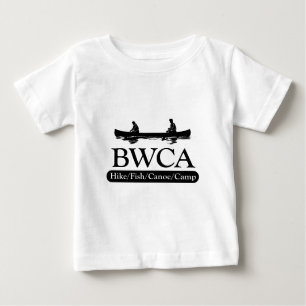 Camiseta BWCA / Campo de canoa de peixe de Hike