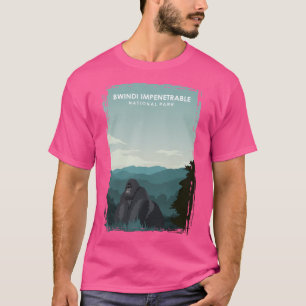 Camiseta Bwindi Impenetrável Parque Nacional África Uganda