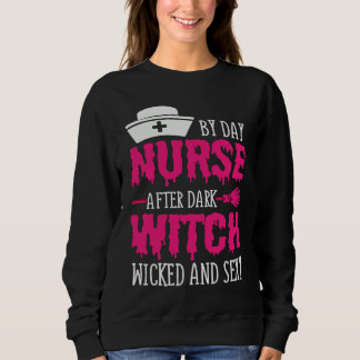 Camiseta By Day Nurse After Dark Witch Wicked And Sexy Cost
