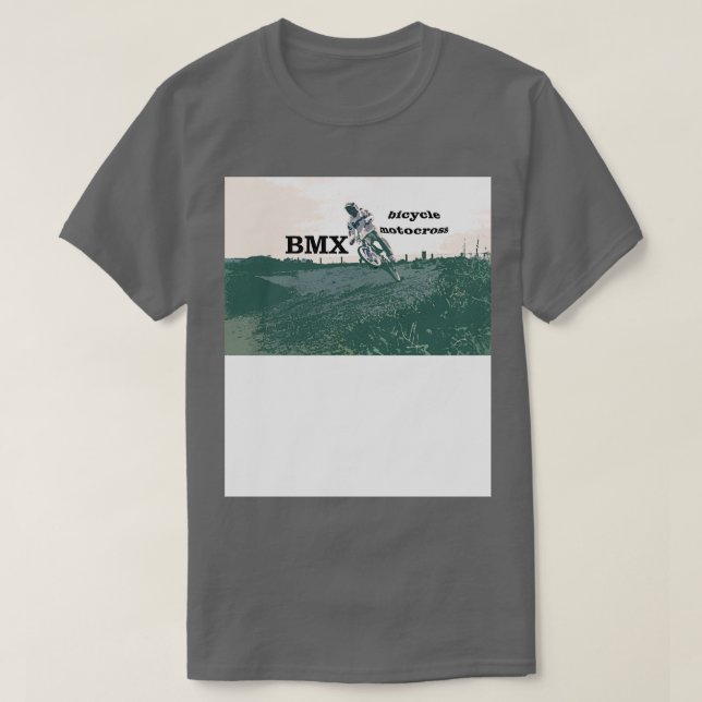 Camiseta BYcicle motocross (Frente do Design)