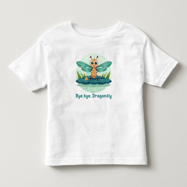 Camiseta Bye bye, Dragonfly (Frente)