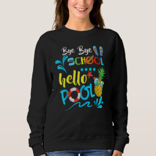 Camiseta Bye Bye School Hello Piscina Professor Summer 2