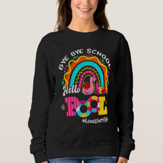Camiseta Bye Bye School Hello Pool Rainbow Headstart Life S