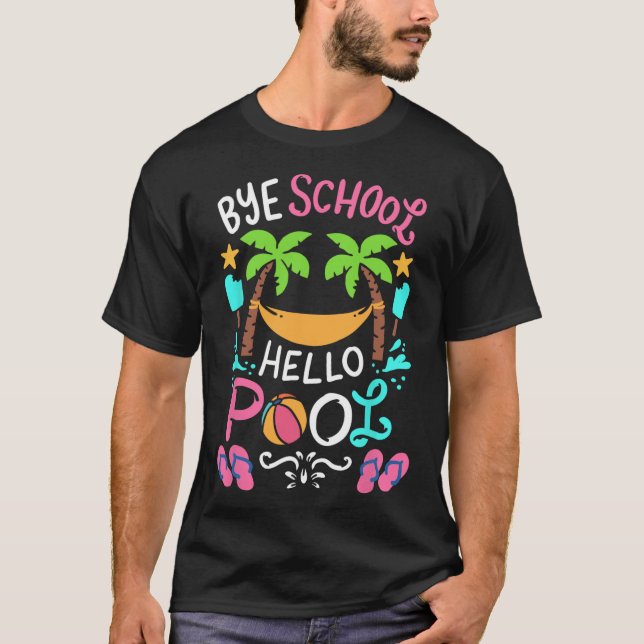 Camiseta Bye School Beach T Ball Tee Hammock (Frente)