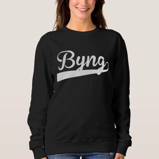 Camiseta BYNG Baseball Vintage Retro Font (Frente)