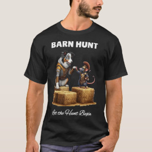 Camiseta Byrn Hunt Lover - Guerreiro Rat Blue Merle Tri Bor