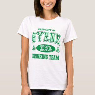 Camiseta Byrne - Equipe de Bebendo da Irlanda
