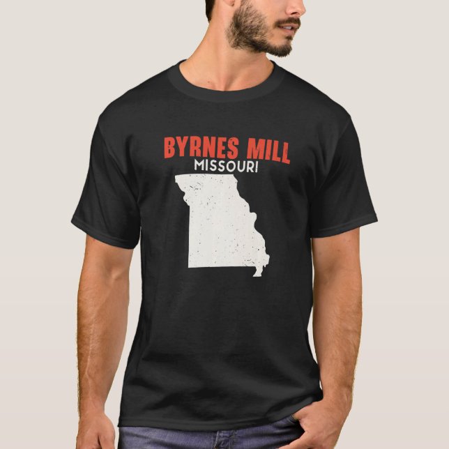 Camiseta Byrnes Mill Missouri EUA State America Viagem Miss (Frente)
