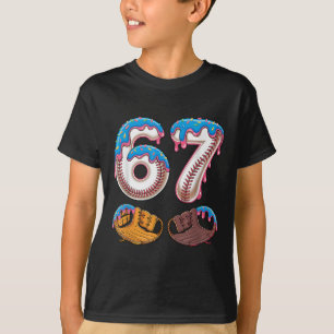 Camiseta Bysebyll 67 - Gotejamento de Sorvete 67 Meme Diver