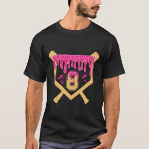 Camiseta Bysebyll 8 Anos Aniversário Drip 8º Aniversário So