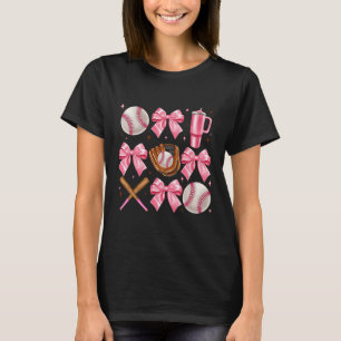 Camiseta Bysebyll Coquette Bow Softbyll Menina Mulheres 
