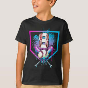 Camiseta Bysebyll Drip 8º Aniversário Home Plate Meninos Ju