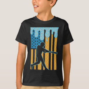Camiseta Bysebyll Gotejamento Sorvete Gota Juventude Bandei
