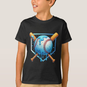 Camiseta Bysebyll Sorvete Pingando Gotejamento Jovens Menin