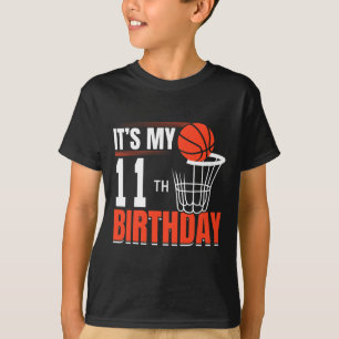 Camiseta Bysketbyll - É o meu aniversário de 11 anos