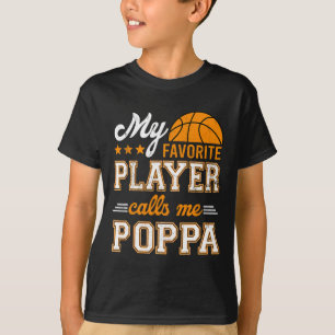 Camiseta Bysketbyll Meu Jogador Favorito Me Chama Poppa
