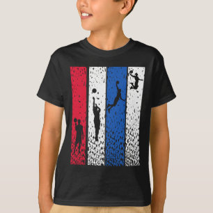 Camiseta Bysketbyll Retro Vintage Estados Unidos Sinalizado