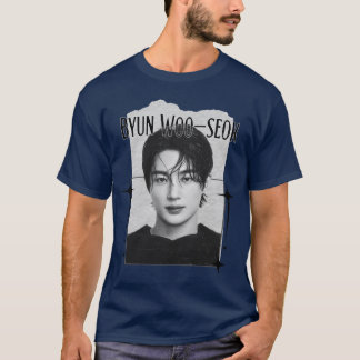 Camiseta Byun Wooseok Kpop Artista Solo Álbum de Recortes C