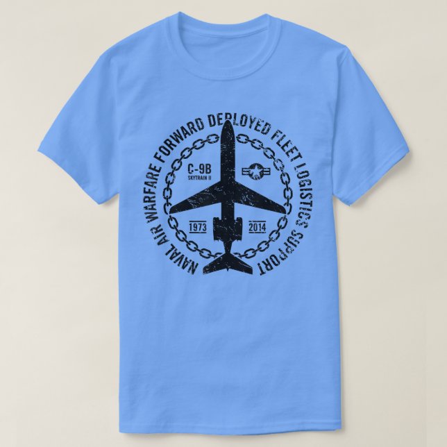 Camiseta C9B Skytrem II Logística Naval Militar A (Frente do Design)