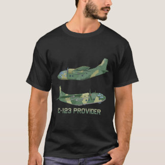 Camiseta C-123 Fornecedor de Aeronave Militar Americana de