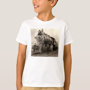 Camiseta C. 1905 trem de estrada de ferro