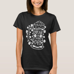 Camiseta C Bebado feliz irlandês Eu sou Dia de São Patrício