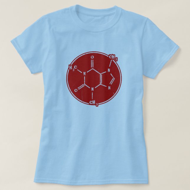 Camiseta C-C-Cafeína (Frente do Design)