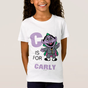 Camiseta C de Conde von Count   Adicione o Seu Nome