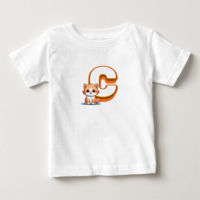 Camiseta C de gato (Frente)