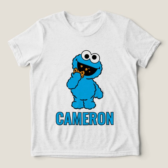 Camiseta C é de Cookie Monster (Design frontal)