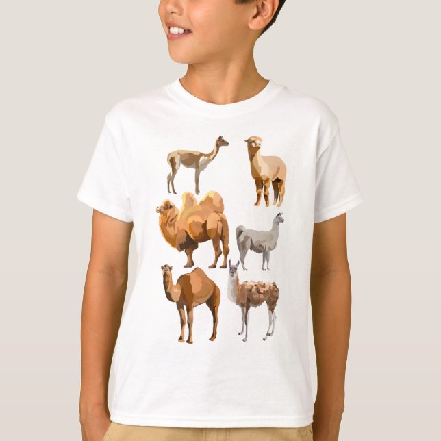 Camiseta C é para Camelid (Frente)