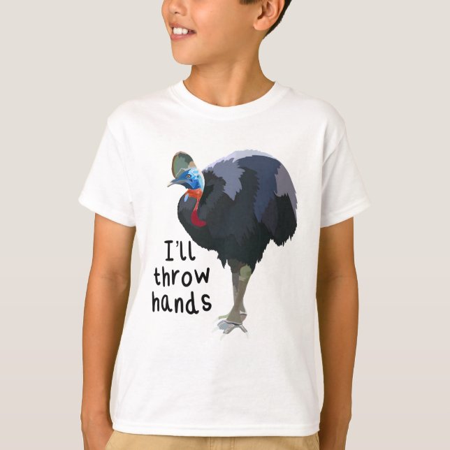 Camiseta C é para Cassowary (Frente)
