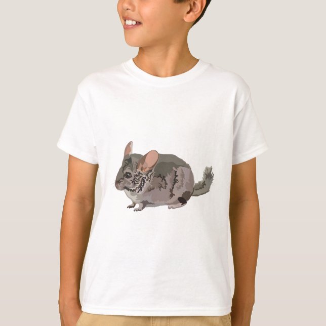 Camiseta C é para Chinchilla (Frente)