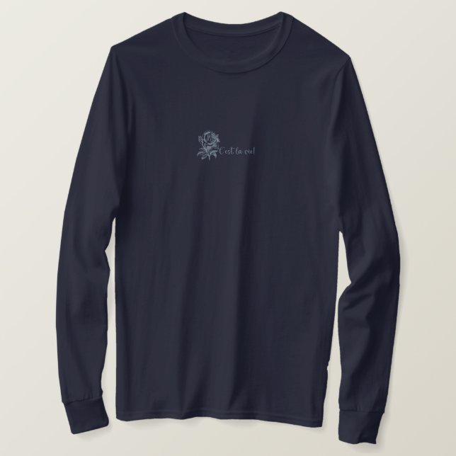 Camiseta C´Est La Vie (Frente do Design)