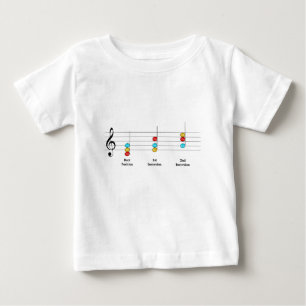 Camiseta C Grande Triad Inversões Solfege Kids Música Li