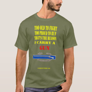 CAMISETA C.I.B., MUITO VELHO PARA LUTAR, MUITO ORGULHOSO PA