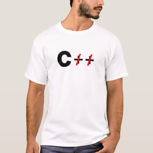 Camiseta C, não C++ (Frente)