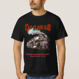 Camiseta C&O Class H-8 2-6-6-6 Allegheny Steam Locomotive