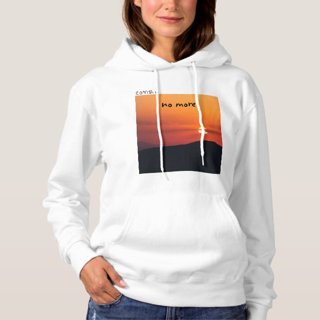 Camiseta C O V I D- 19, não mais (Frente)