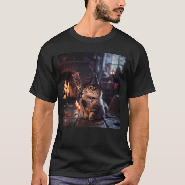 Camiseta C:\Users\Administrator\Downloads\CAT 2\Gato Mágico (Frente)