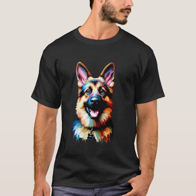 Camiseta C:\Users\Administrator\Downloads\Pastor Alemão 2 (Frente)