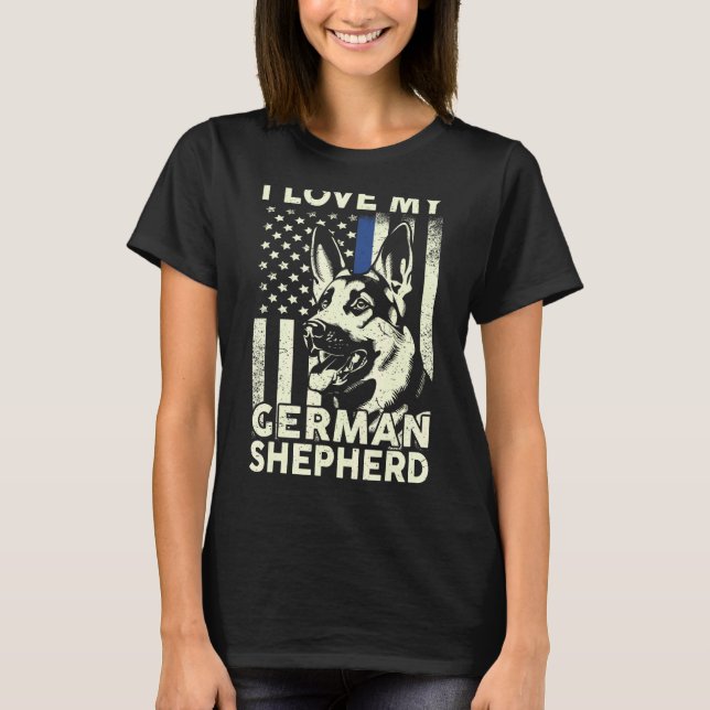 Camiseta C:\Users\Administrator\Downloads\Pastor Alemão 2 (Frente)