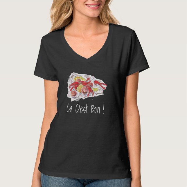 Camiseta CA C'EST BON! Engraçado Cajun (Frente)