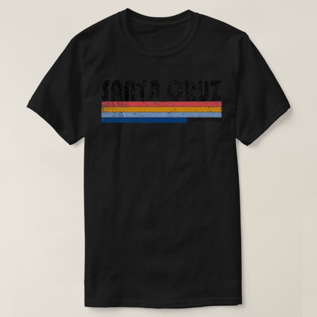 Camiseta CA do Estilo Vintage 1980s (Frente do Design)