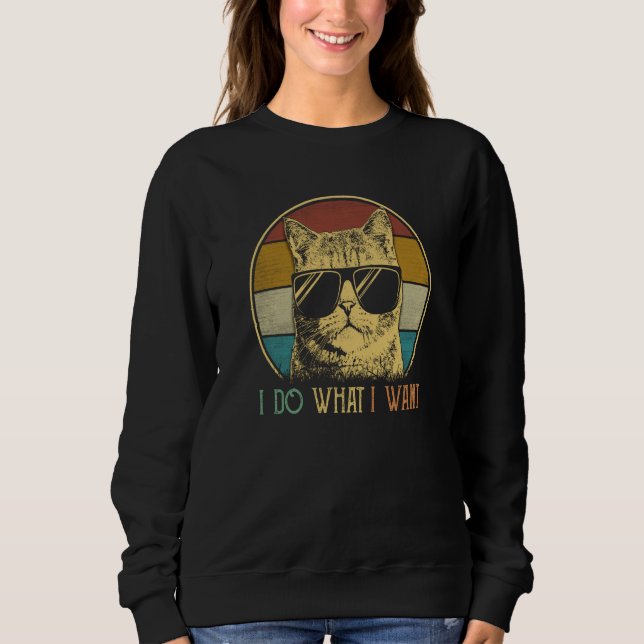 Camiseta ca for mom I do what I want cat  cat (Frente)
