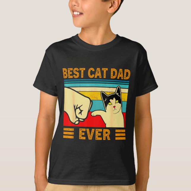 Camiseta Ca Men Cat Dad Ever Funny Cat Lover Gift  (Frente)