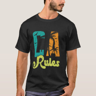 Camiseta CA Rules California USA America American Californi