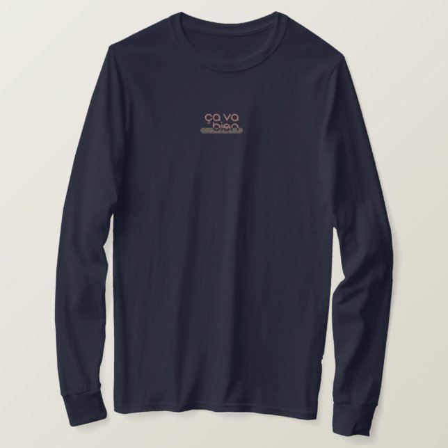 Camiseta Ça va bien (Frente do Design)