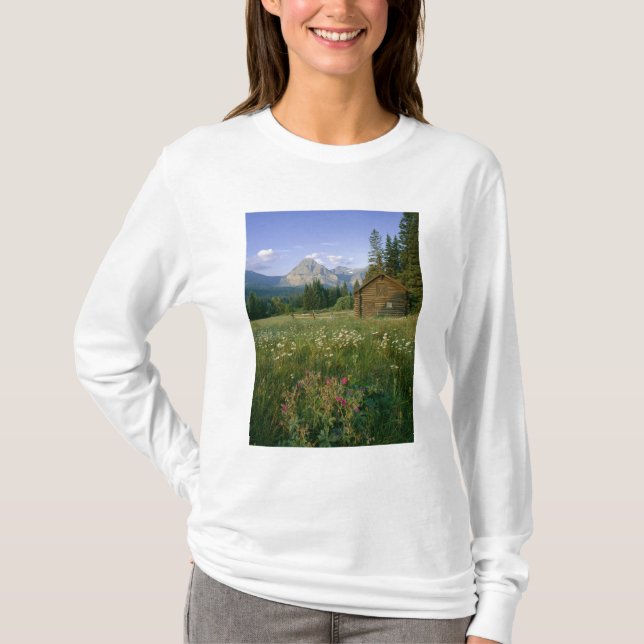 Camiseta Cabana antiga do Serviço de Parques no Vale de Cut (Frente)